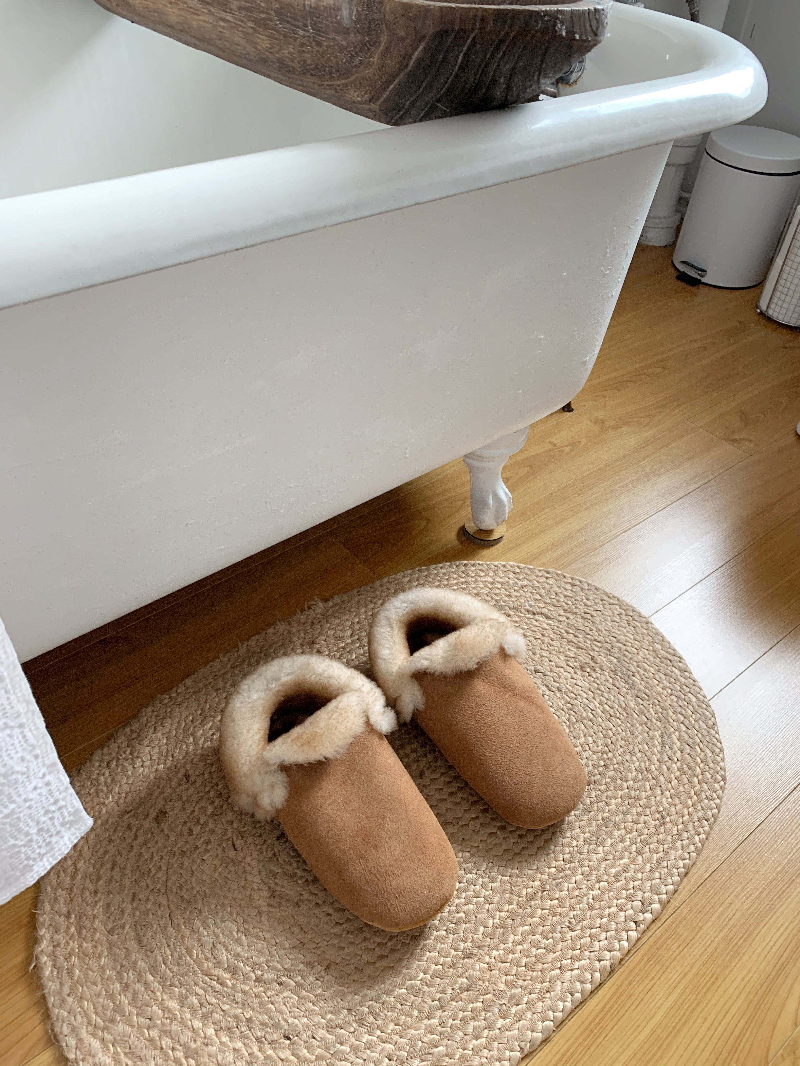 Sheepskin Pancake Slipper