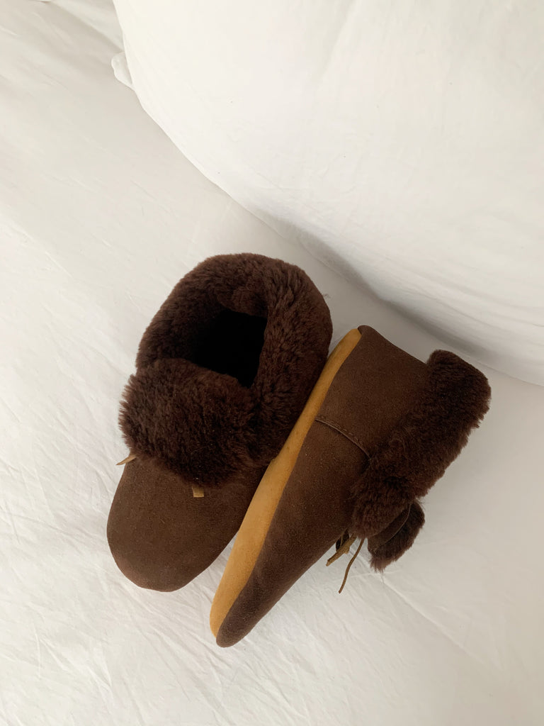 Sheepskin booties 2025