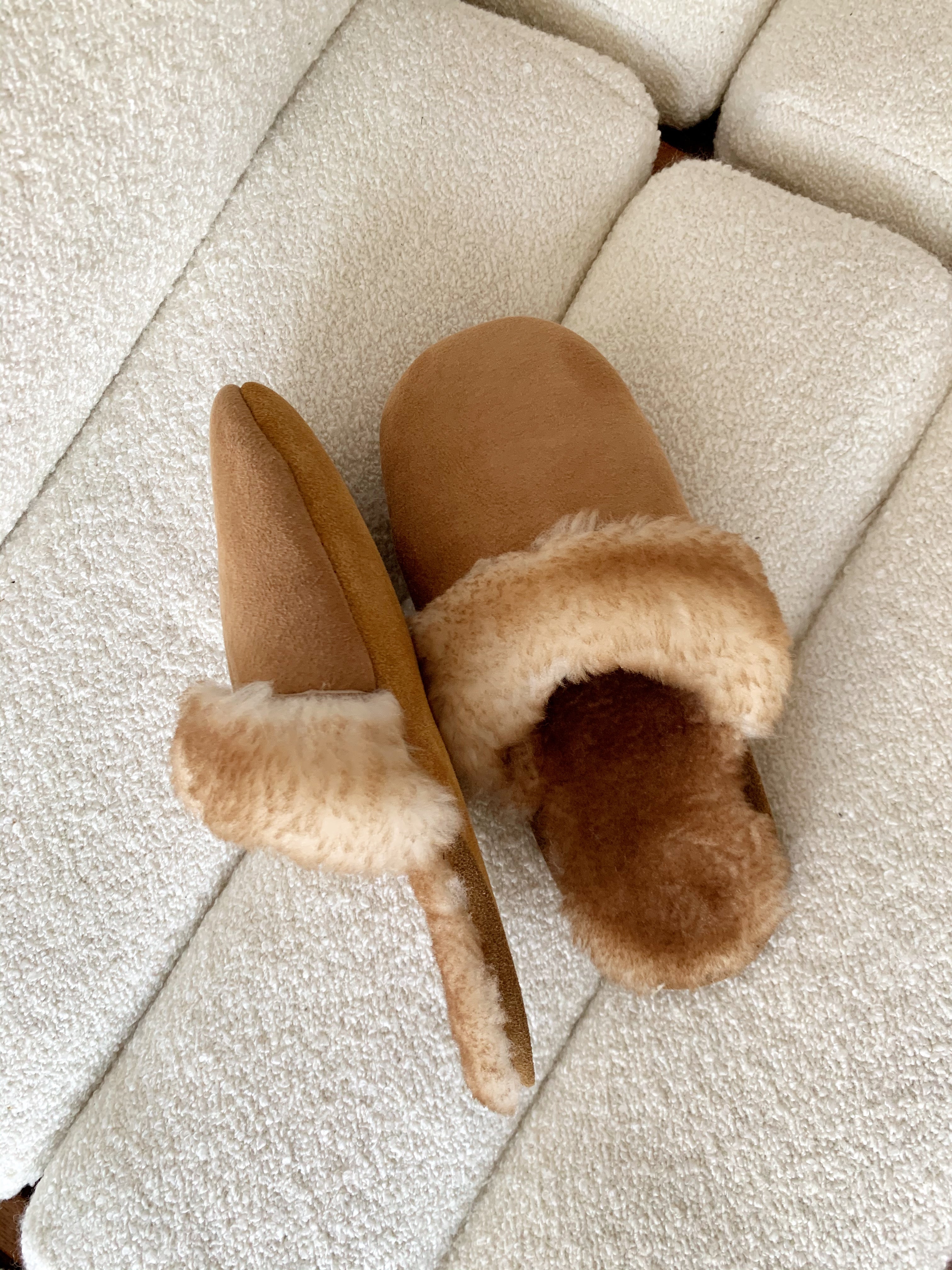 Wide fit 2025 sheepskin slippers